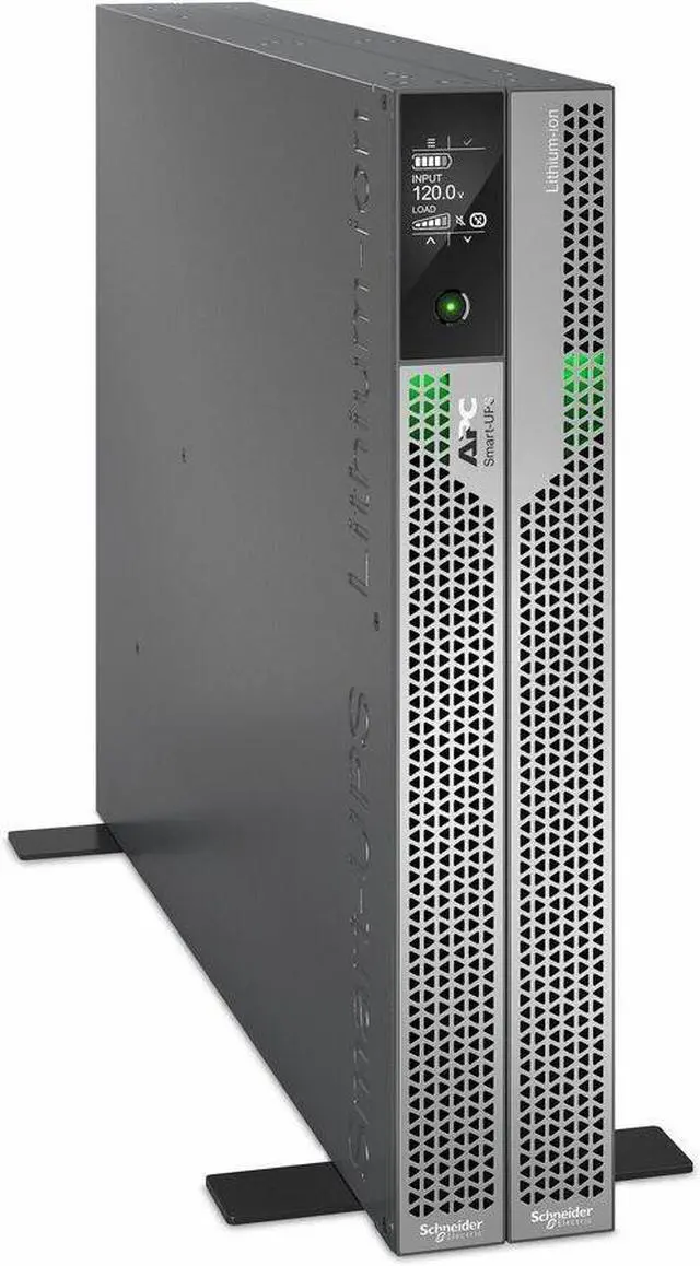 Alt view image 3 of 9 - APC by Schneider Electric Smart-UPS Ultra, 2200VA 120V 1U, with Lithium-Ion Battery, with SmartConnect - 1U Rack/Tower/Wall/Ceiling/Desktop Mountable - 1.50 Hour Recharge - 6.05 Minute Stand-by - 120