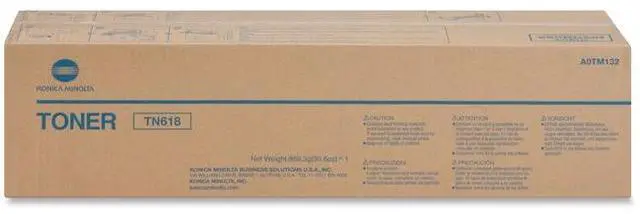 Alt view image 7 of 8 - Konica-Minolta TN618 OEM Toner: Black A0TM132