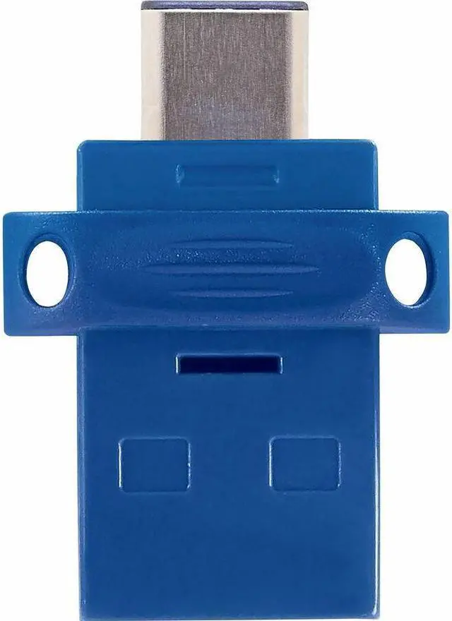 Alt view image 8 of 9 - Verbatim Store 'n' Go Dual 128GB USB 3.2 (Gen 1) (Type A + Type C) Flash Drive - 128 GB - USB 3.2 (Gen 1) Type A, USB 3.2 (Gen 1) Type C - Blue - Lifetime Warranty