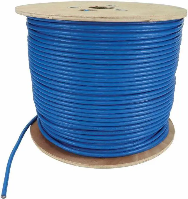 Alt view image 3 of 16 - Tripp Lite 1000ft Cat8 25G/40G Solid Core S/FTP Ethernet Cable Blue N22601KBL
