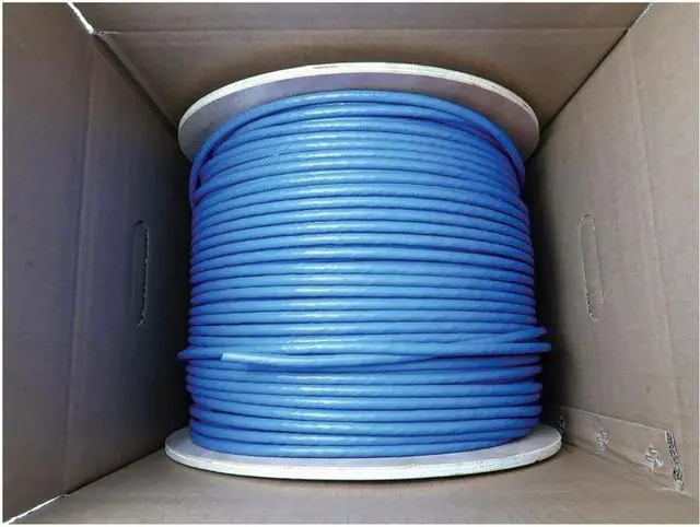 Alt view image 5 of 16 - Tripp Lite 1000ft Cat8 25G/40G Solid Core S/FTP Ethernet Cable Blue N22601KBL