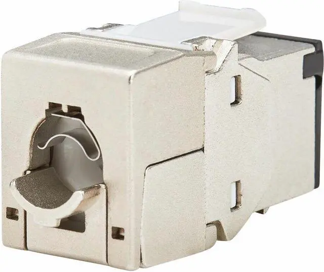 Alt view image 5 of 9 - Tripp Lite by Eaton Cat8 STP Shielded Tool-Free Keystone Jack 568A/568B TAA N238SHC8TF1
