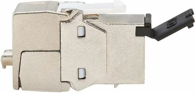 Alt view image 7 of 9 - Tripp Lite by Eaton Cat8 STP Shielded Tool-Free Keystone Jack 568A/568B TAA N238SHC8TF1