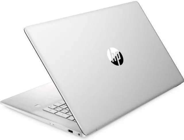 Alt view image 4 of 5 - HP 17.3" FHD Notebook AMD Ryzen 5 5500U 8GB RAM 256GB SSD Natural Silver