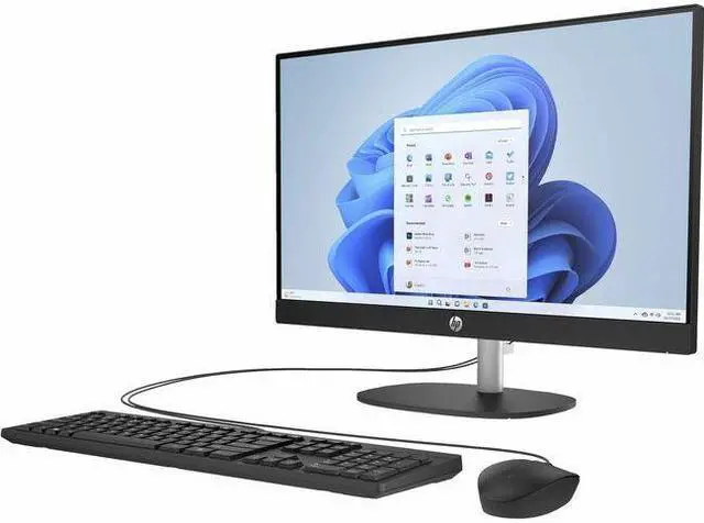 Alt view image 4 of 13 - HP 23.8 inch All-in-One Desktop PC, FHD Display, AMD Athlon Silver 7120U, 8 GB RAM, 256 GB SSD, AMD Radeon Graphics, Windows 11 Home, 24-cr0010 (2023)