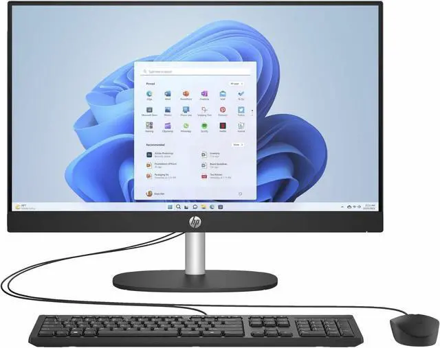 Alt view image 6 of 13 - HP 23.8 inch All-in-One Desktop PC, FHD Display, AMD Athlon Silver 7120U, 8 GB RAM, 256 GB SSD, AMD Radeon Graphics, Windows 11 Home, 24-cr0010 (2023)