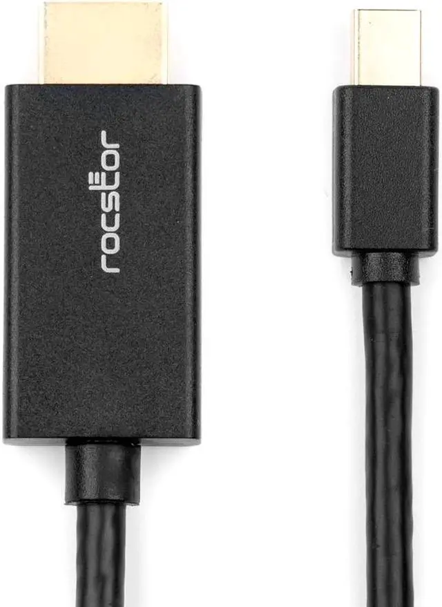 Alt view image 7 of 16 - Rocstor Premium Mini DisplayPort to HDMI Cable M/M Y10C197B2