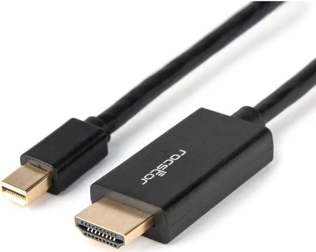 Alt view image 10 of 16 - Rocstor Premium Mini DisplayPort to HDMI Cable M/M Y10C197B2