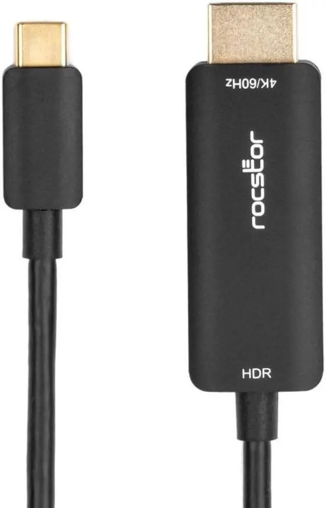 Alt view image 6 of 7 - Rocstor Premium USB-C to HDMI Cable 4K/60Hz Y10C292B1
