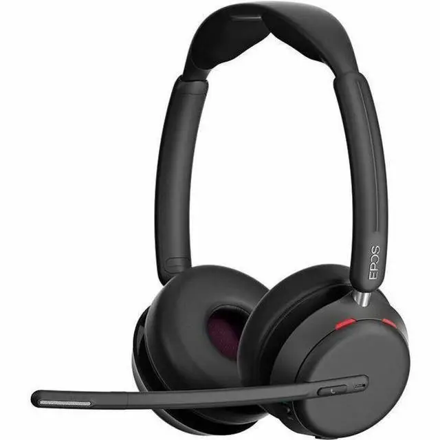 Alt view image 2 of 13 - EPOS IMPACT 1061T Headset - Stereo - Wireless - Bluetooth - On-ear - Binaural - Circumaural - Noise Canceling