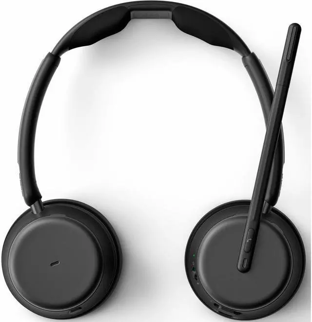 Alt view image 3 of 13 - EPOS IMPACT 1061 Headset - Stereo - Wireless - Bluetooth - On-ear - Binaural - Circumaural - Noise Canceling