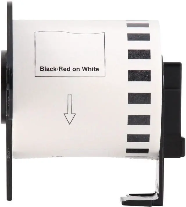 Alt view image 17 of 18 - Brother Continuous Paper Label Tape, 2.44" x 100ft, White, 3 Rolls/Pack