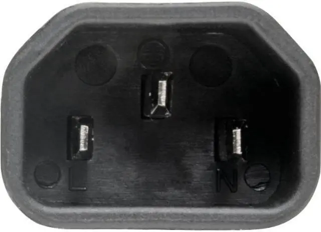 Alt view image 10 of 14 - Tripp Lite IEC C14 to IEC C7 Power Cord Adapter - 10A 250V Black