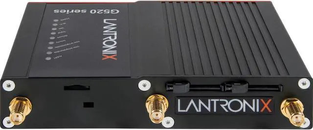 Alt view image 2 of 6 - Lantronix G520 Ethernet, Cellular Wireless Router - LTE - 2 x Antenna(2 x External) - 2 x Network Port - Fast Ethernet - VPN Supported