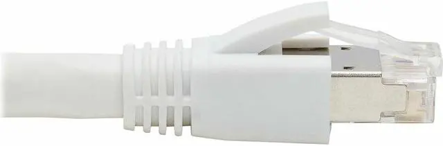 Alt view image 4 of 6 - Eaton Tripp Lite Series Cat8 40G Snagless SSTP Ethernet Cable RJ45 M/M PoE White 6 ft. 1.8 m N272F06WH