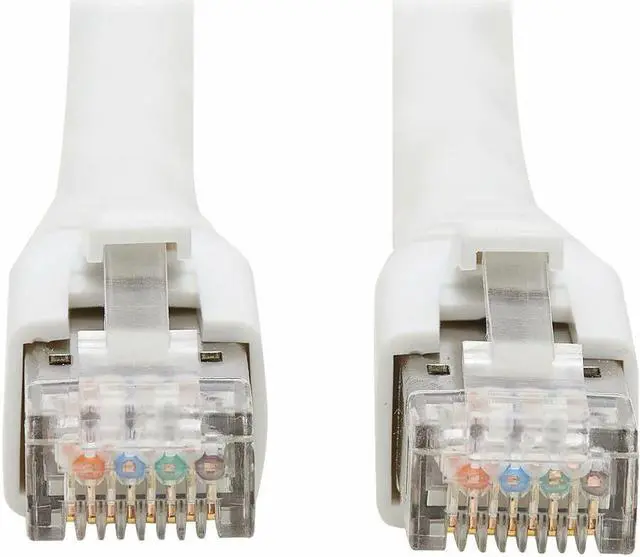 Alt view image 5 of 6 - Eaton Tripp Lite Series Cat8 40G Snagless SSTP Ethernet Cable RJ45 M/M PoE White 6 ft. 1.8 m N272F06WH