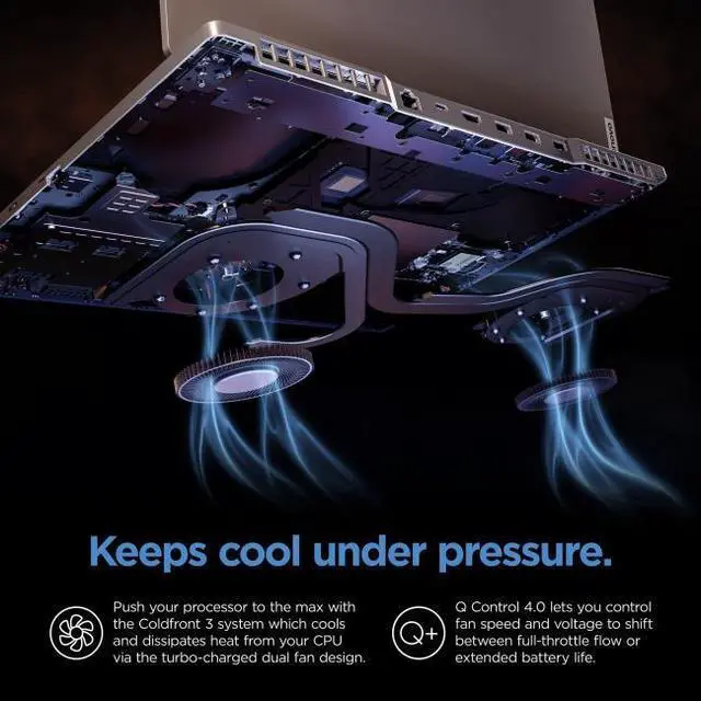Alt view image 6 of 7 - Lenovo Legion 5 15.6" WQHD 165Hz Gaming Laptop AMD Ryzen 7 7735H 16GB RAM 512GB SSD NVIDIA GeForce RTX 4060 8GB Storm Grey