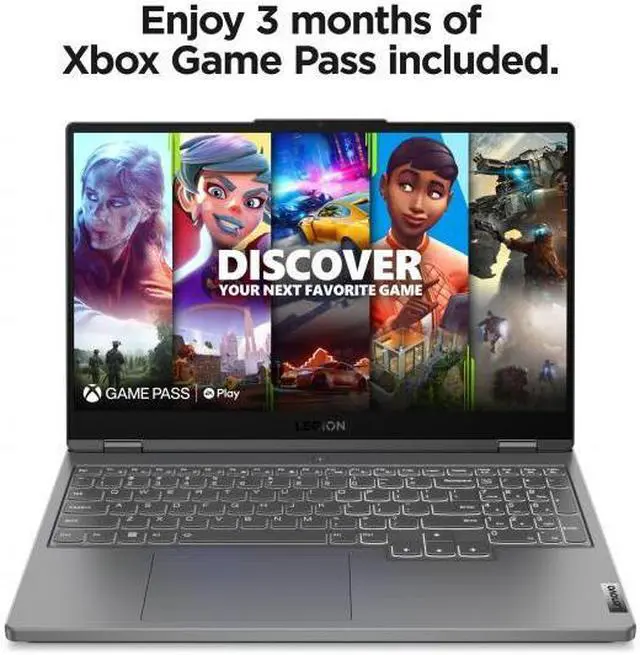 Alt view image 7 of 7 - Lenovo Legion 5 15.6" WQHD 165Hz Gaming Laptop AMD Ryzen 7 7735H 16GB RAM 512GB SSD NVIDIA GeForce RTX 4060 8GB Storm Grey