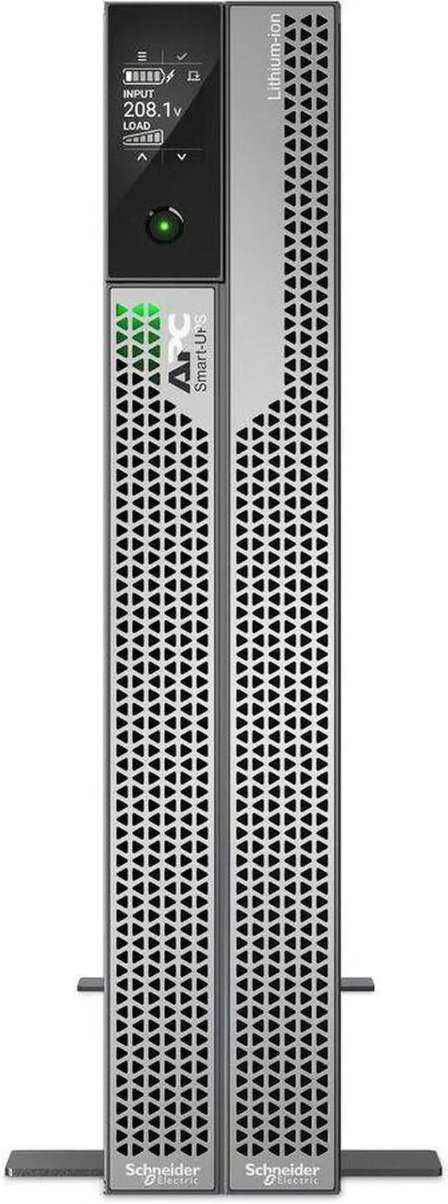 Alt view image 5 of 8 - APC by Schneider Electric Smart-UPS Ultra On-Line Lithium ion, 5KVA/5KW, 2U Rack/Tower, 208V - 2U Rack/Tower - 1.50 Hour Recharge - 208 V AC Input - 208 V AC Output - 2 x NEMA L6-30R, 2 x NEMA L6-20R