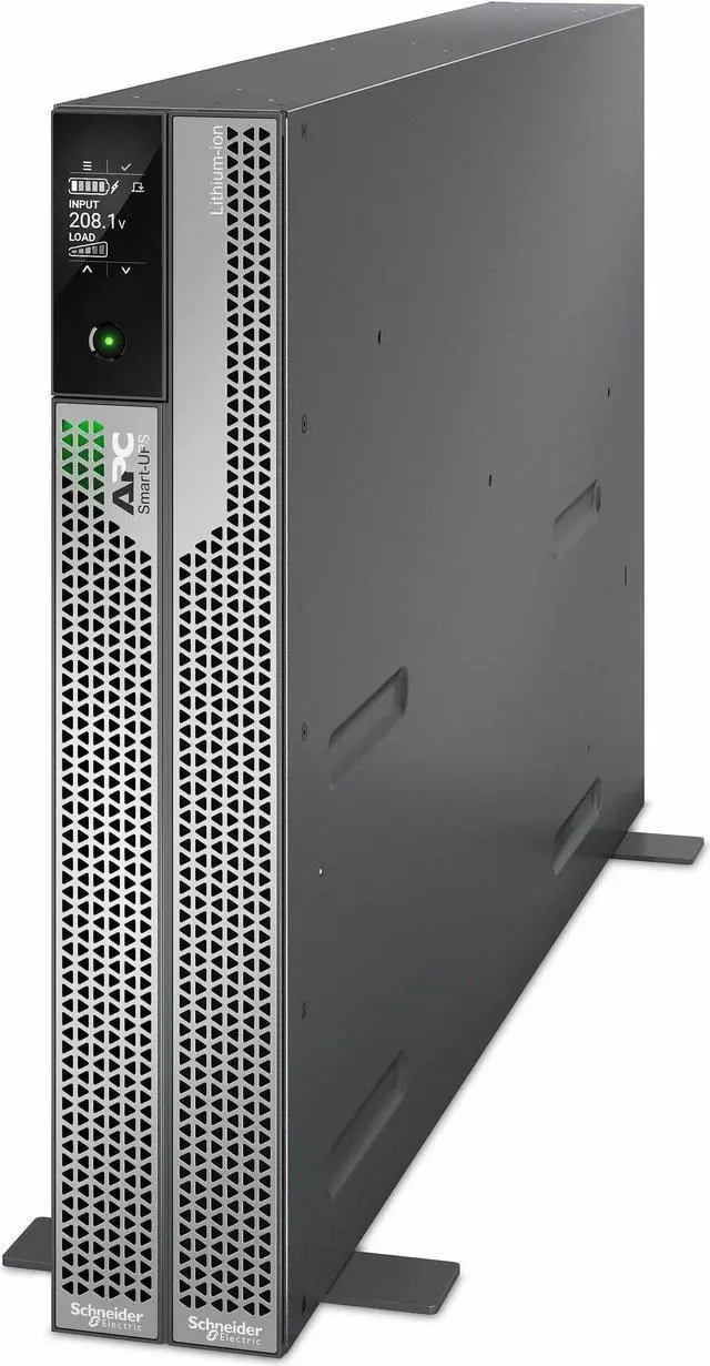 Alt view image 6 of 8 - APC by Schneider Electric Smart-UPS Ultra On-Line Lithium ion, 5KVA/5KW, 2U Rack/Tower, 208V - 2U Rack/Tower - 1.50 Hour Recharge - 208 V AC Input - 208 V AC Output - 2 x NEMA L6-30R, 2 x NEMA L6-20R