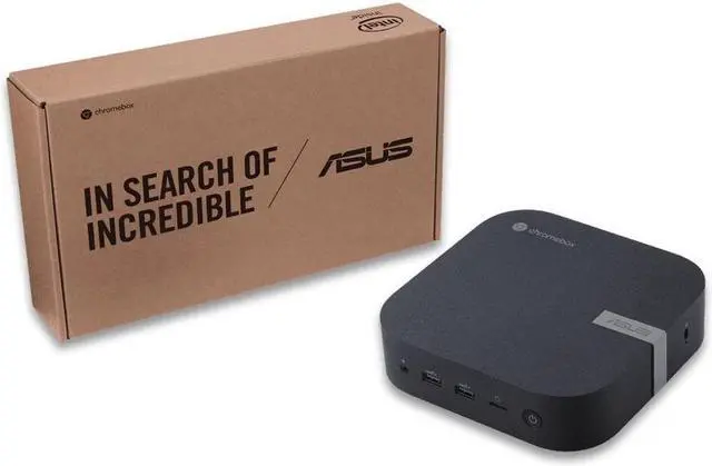 Alt view image 14 of 16 - ASUS Chromebox 5 S3053UNENT Mini PC 1 x Core i3 1220P / 1.5 GHz RAM 8GB SSD 128GB UHD Graphics eco black