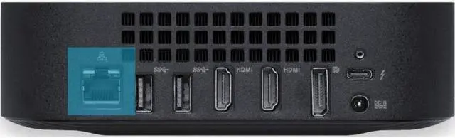 Alt view image 16 of 16 - ASUS Chromebox 5 S3053UNENT Mini PC 1 x Core i3 1220P / 1.5 GHz RAM 8GB SSD 128GB UHD Graphics eco black