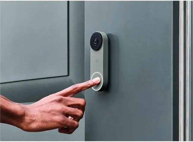 Alt view image 4 of 7 - Google Nest Video Door Bell - Wired - 10 ft - Wireless LAN - Ivy
