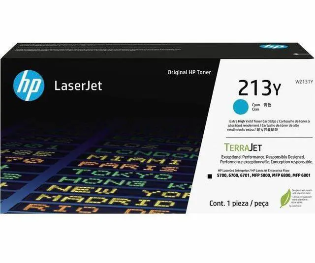 Alt view image 2 of 6 - HP 213Y Extra High Yield Cyan Original LaserJet Toner Cartridge, ~12,000 pages,