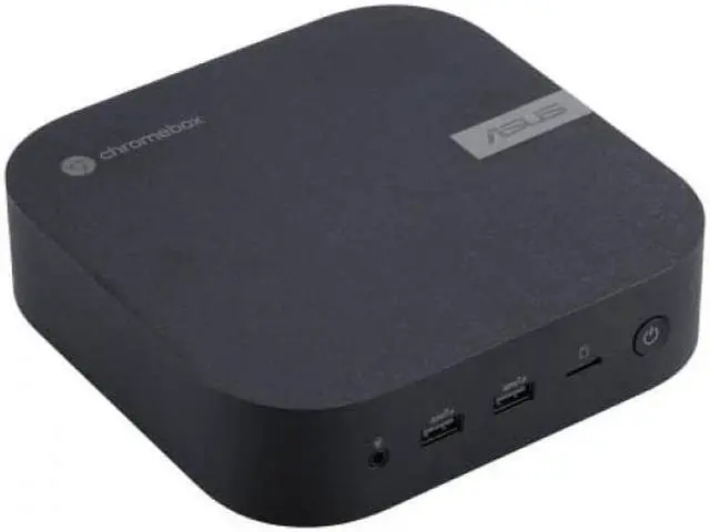 Alt view image 10 of 18 - ASUS Chromebox 5 SC017UNENT Mini PC 1 x Celeron 7305 / 1.1 GHz RAM 4GB SSD 128GB HD Graphics eco black