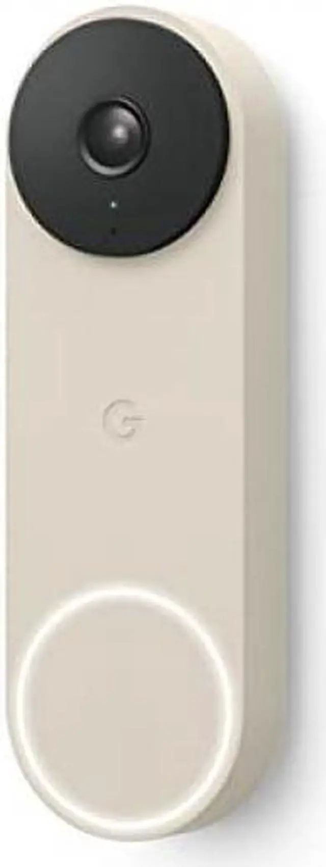 Main image of Google Nest Doorbell - (Wired, 2nd Gen) - Video Doorbell - Security Camera - Linen, 720p