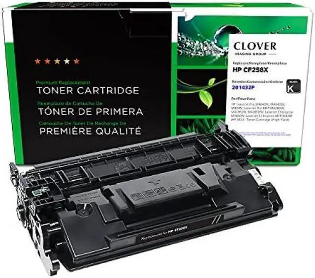 Main image of Clover Imaging Group 201432P Black Remanufactured High Yield Toner Cartridge for HP CF258X (HP 58X)