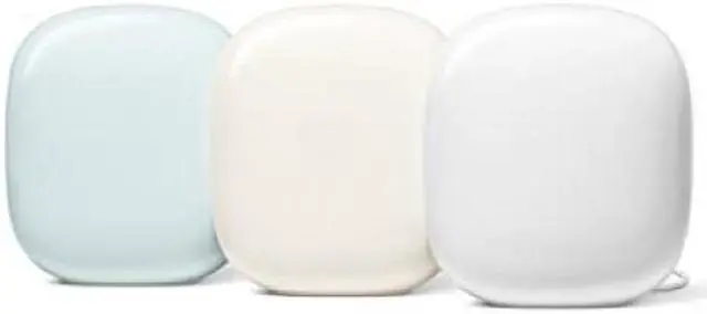 Alt view image 8 of 9 - Google Nest GA03904 Wifi Pro 6e AX5400 Mesh Router - 3 Pack - Multi-Color