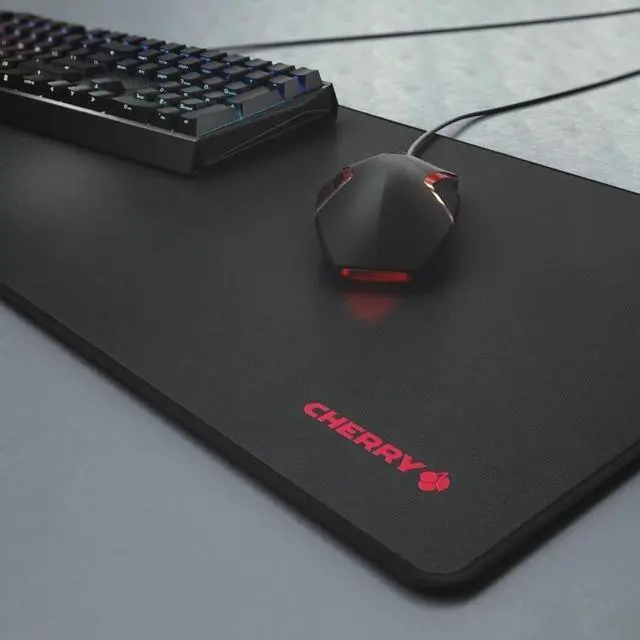 Alt view image 8 of 9 - CHERRY MP 2000 Premium XXL Mousepad Black JA-0510