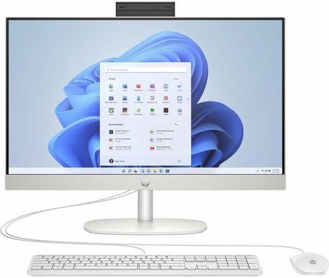 Main image of HP 24-cr0000a 24-cr0110 All-in-One Computer - AMD Athlon Silver 7120U Dual-core (2 Core) - 8 GB RAM LPDDR5 - 256 GB M.2 PCI Express NVMe SSD - 23.8" Full HD 1920 x 1080 Touchscreen Display - Desk