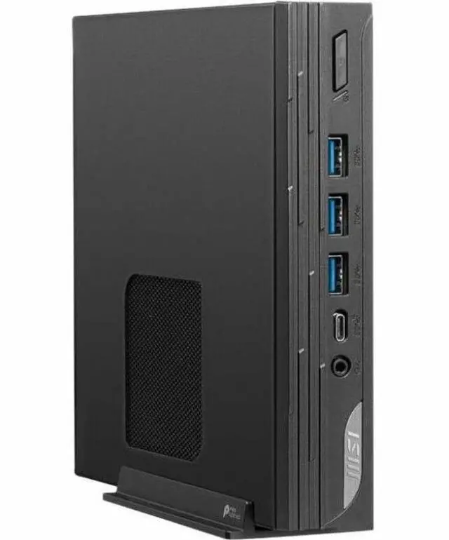 Alt view image 3 of 18 - MSI PRO DP10 13M-021US Barebone System - Intel Core i7 13th Gen i7-1360P - Intel Chip - 64 GB DDR4 SDRAM DDR4-3200/PC4-25600 Maximum RAM Support - 2 Total Memory Slots - Intel Iris Xe Graphics Graphic
