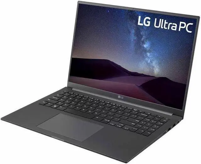 Alt view image 4 of 11 - LG Ultra PC U 16U75R-Q.APC7U1 16" Notebook - WUXGA - 1920 x 1200 - Intel Core i7 13th Gen i7-1355U Deca-core (10 Core) - 16 GB Total RAM - 16 GB On-board Memory - 1 TB SSD - Charcoal Gray - Intel