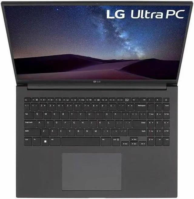 Alt view image 6 of 11 - LG Ultra PC U 16U75R-Q.APC7U1 16" Notebook - WUXGA - 1920 x 1200 - Intel Core i7 13th Gen i7-1355U Deca-core (10 Core) - 16 GB Total RAM - 16 GB On-board Memory - 1 TB SSD - Charcoal Gray - Intel