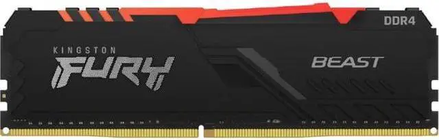 Alt view image 9 of 9 - Kingston FURY Beast RGB 16GB (2 x 8GB) DDR4 3600MHz Dual Memory Kit KF436C17BBAK2/16