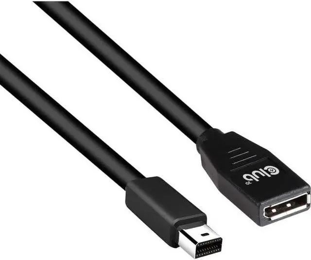 Alt view image 12 of 20 - Club3D Model CAC-1121 Mini DisplayPort to DisplayPort1.4 Extension Cable 8K60Hz DSC1.2 HBR3 HDR, M/F, 1m / 3.28 ft.