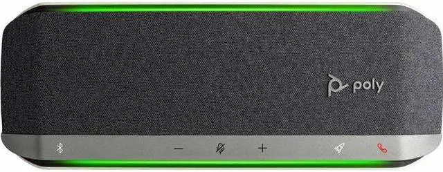 Main image of HP Poly Sync 40+ Speakerphone - USB - Microphone - Battery - Silver