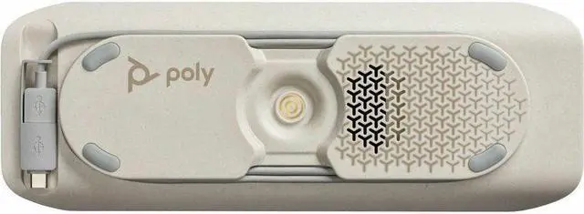 Alt view image 3 of 7 - HP Poly Sync 40+ Speakerphone - USB - Microphone - Battery - Silver