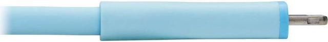 Alt view image 3 of 17 - Tripp Lite Safe-IT USB-A to Lightning Sync/Charge Antibacterial Cable (M/M), Ultra Flexible, MFi Certified, Light Blue, 6 ft. (1.83 m) Modle M100AB-006-S-LB