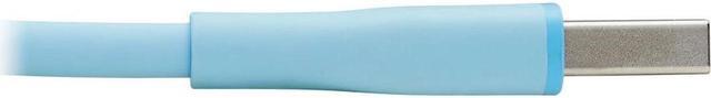 Alt view image 5 of 17 - Tripp Lite Safe-IT USB-A to Lightning Sync/Charge Antibacterial Cable (M/M), Ultra Flexible, MFi Certified, Light Blue, 6 ft. (1.83 m) Modle M100AB-006-S-LB