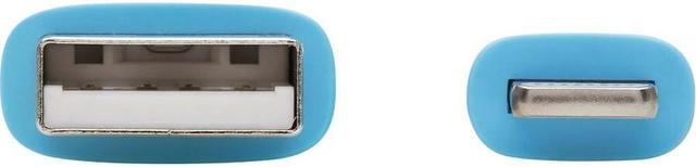 Alt view image 8 of 17 - Tripp Lite Safe-IT USB-A to Lightning Sync/Charge Antibacterial Cable (M/M), Ultra Flexible, MFi Certified, Light Blue, 6 ft. (1.83 m) Modle M100AB-006-S-LB
