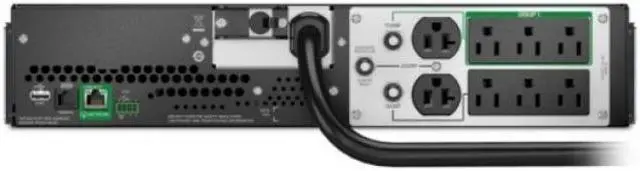 Alt view image 5 of 5 - APC by Schneider Electric Smart-UPS, Lithium-Ion, 3000VA, 120V with SmartConnect Port - 2U Rack-mountable - 2 Hour Recharge - 120 V, 125 V Input - 120 V AC Output - Sine Wave - 2 x NEMA 5-20R, 6 x NEM
