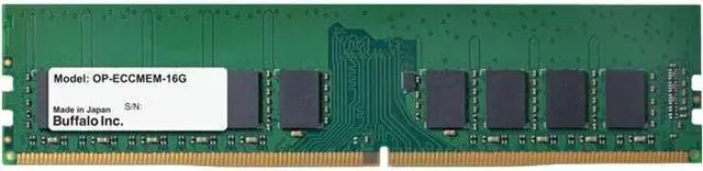 Alt view image 3 of 11 - Buffalo 16GB (1x16GB) DDR4 2666MHz PC4-21333 SDRAM Memory Model OP-ECCMEM-16G