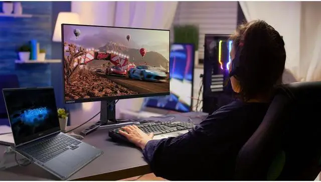 Alt view image 8 of 20 - Lenovo Legion Y32p-30 31.5" 144Hz 4K HDR 3840x2160 HDMI Gaming LCD Monitor