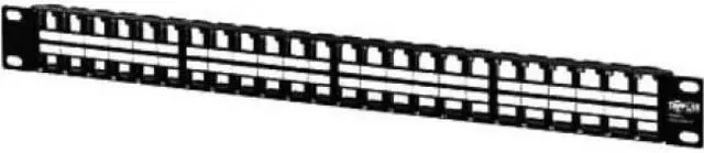 Alt view image 4 of 6 - Tripp Lite 48-Port Rack-Mount Unshielded Blank Keystone/Multimedia Patch Panel