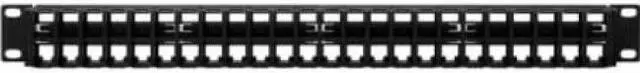 Alt view image 5 of 6 - Tripp Lite 48-Port Rack-Mount Unshielded Blank Keystone/Multimedia Patch Panel