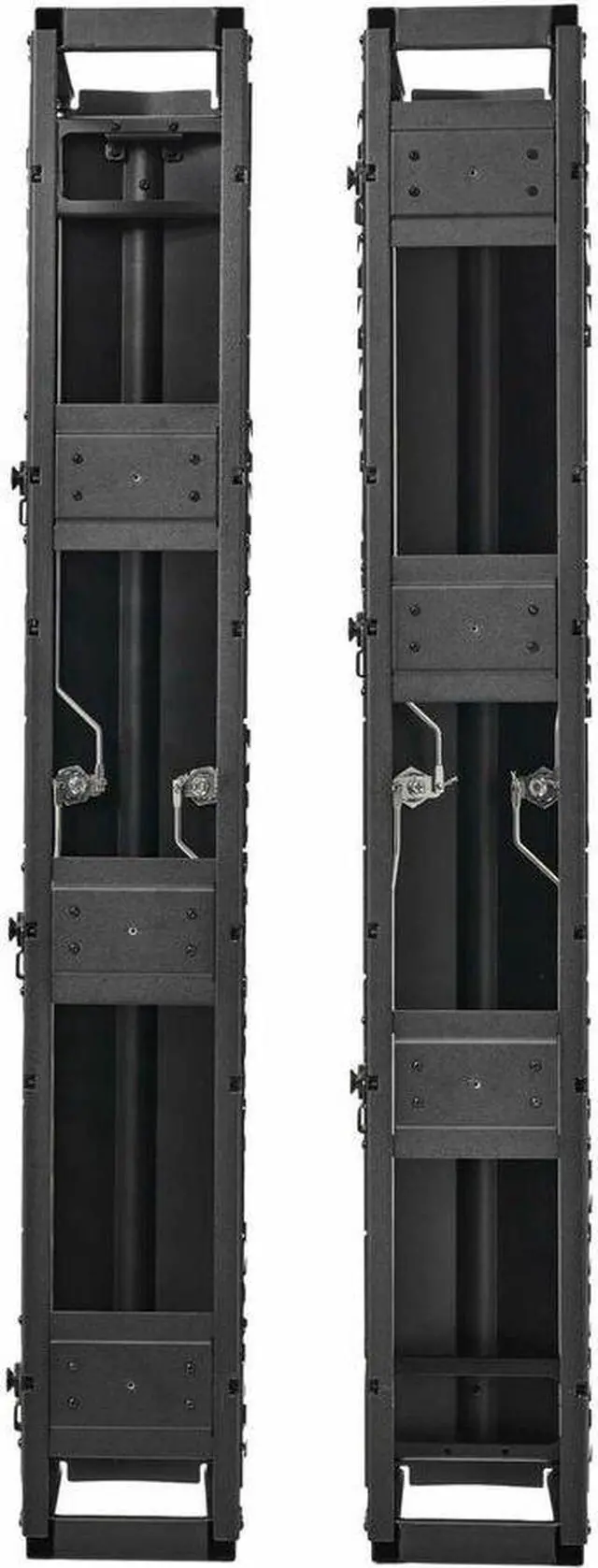 Alt view image 6 of 10 - Tripp Lite High-Capacity Vertical Cable Manager - Deep Double Finger Duct with Cover - Single Sided - 6 in. Wide - Black - 7 ft. [2.2 m]